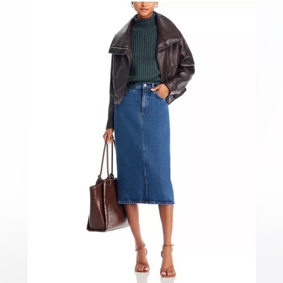 NWOT! MOTHER - The Count Chocula Faux Leather Jacket - Brown - Picture 2 of 16